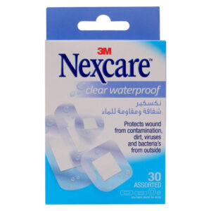 Nexcare Clear Waterproof Bandages 30 Pieces