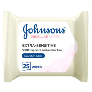 Johnson Facial Micellar Wipes Fragrance Free 25 pcs