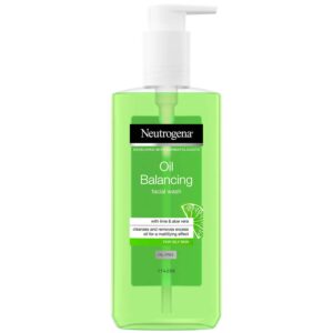 Neutrogena Oil Balancing Facial Wash with Lime & Aloe Vera, 200ml