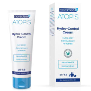 Novaclear Atopis Calming & Hydrating Face & Body Cream with Hemp Seed Oil & Licorice Extract for Dry, Atopic & Sensitive Skin - fragrance free, dye free 250 ml