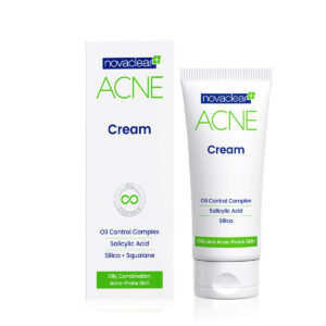 Novaclear Oil Control Cream with Salicylic Acid Silica & Squalane for Oily Combination & Acne Prone Skin 40 ml