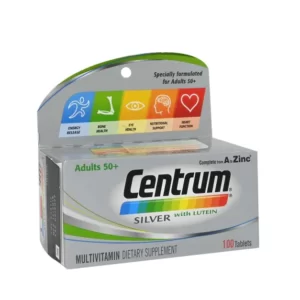 Centrum Silver With Lutein Complete A To Zinc 100 Tablets