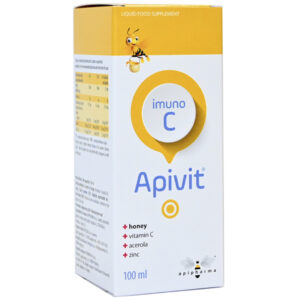 مكمل Apivit سائل متعدد الفيتامينات والمعادن بالعسل 100 مل