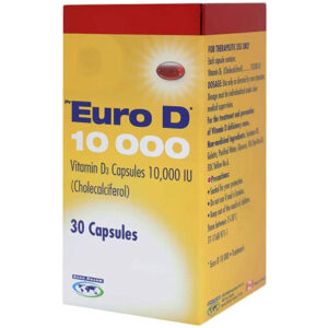 غطاء يورو D 10000iu 30s