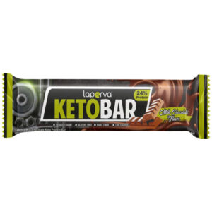بار Laperva Dark Chocolate Keto Protein Bar - خالي من الغلوتين ، منخفض السعرات الحرارية ، عالي الألياف 35 جم