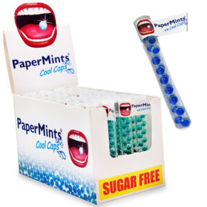 18 كبسولة من Papermints Coolcaps Tubes 18 قطعة