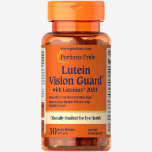 مكمل Puritan's Pride Lutein Vision Guard مع Lutemax 2020 - خالٍ من الغلوتين والمواد الحافظة والقمح